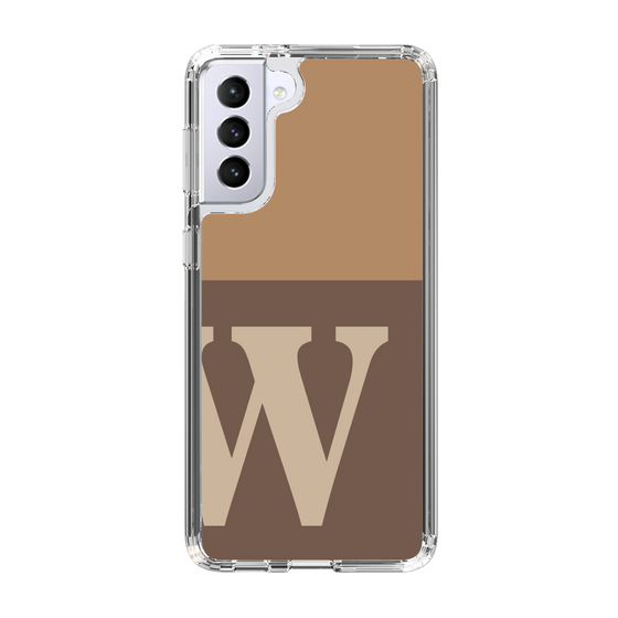 Slim Protection Case［ Original - initial two tone - W brown ］