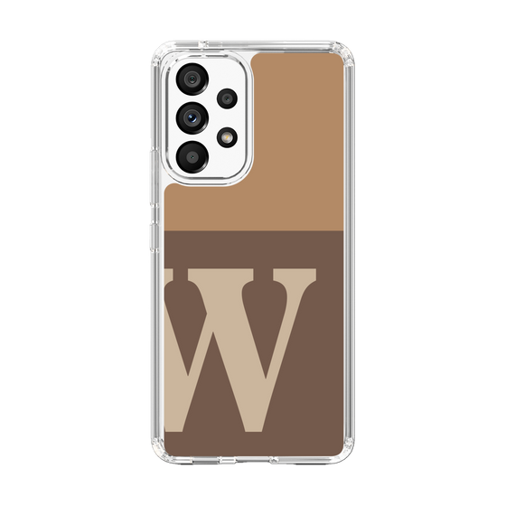 Slim Protection Case［ Original - initial two tone - W brown ］