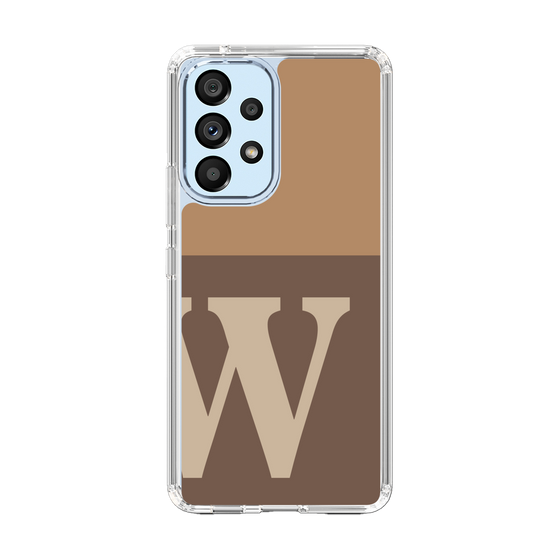 Slim Protection Case［ Original - initial two tone - W brown ］