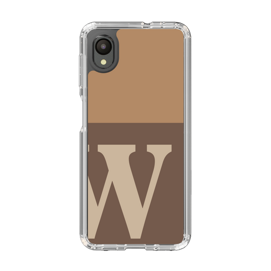 Slim Protection Case［ Original - initial two tone - W brown ］