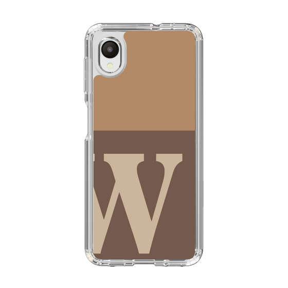 Slim Protection Case［ Original - initial two tone - W brown ］