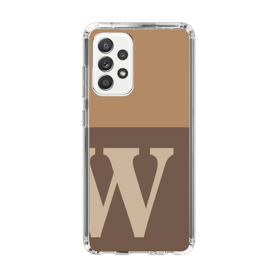 Slim Protection Case［ Original - initial two tone - W brown ］