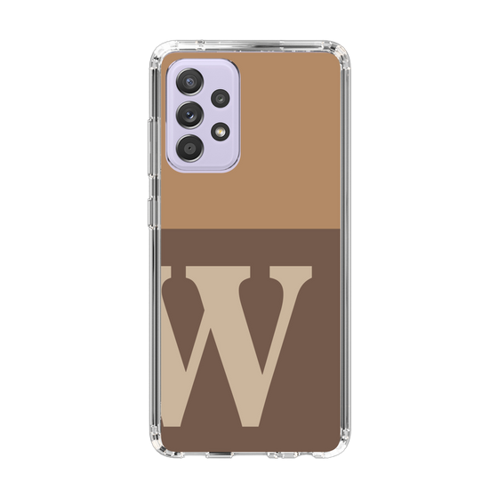 Slim Protection Case［ Original - initial two tone - W brown ］