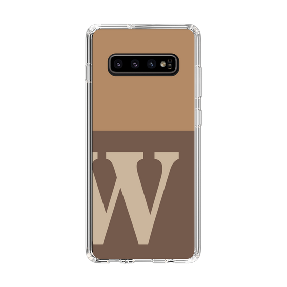 Slim Protection Case［ Original - initial two tone - W brown ］
