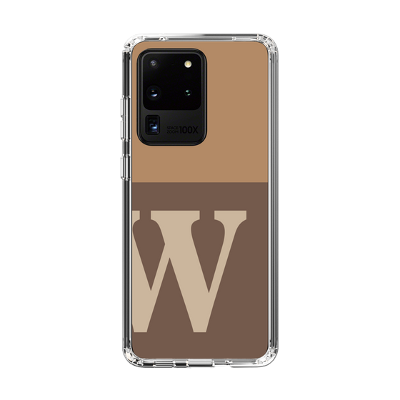 Slim Protection Case［ Original - initial two tone - W brown ］