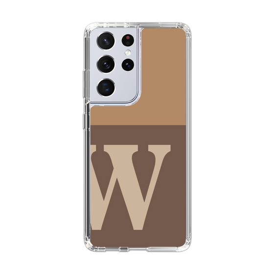 Slim Protection Case［ Original - initial two tone - W brown ］