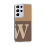 Slim Protection Case［ Original - initial two tone - W brown ］