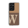 Slim Protection Case［ Original - initial two tone - W brown ］