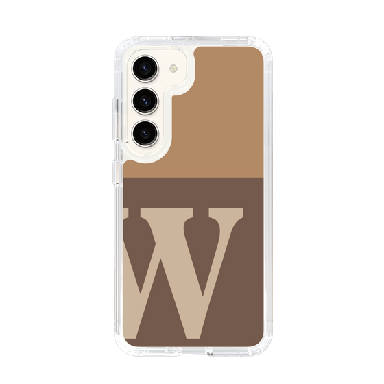 Slim Protection Case［ Original - initial two tone - W brown ］