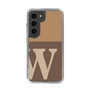 Slim Protection Case［ Original - initial two tone - W brown ］
