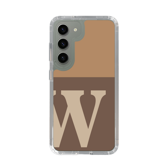 Slim Protection Case［ Original - initial two tone - W brown ］