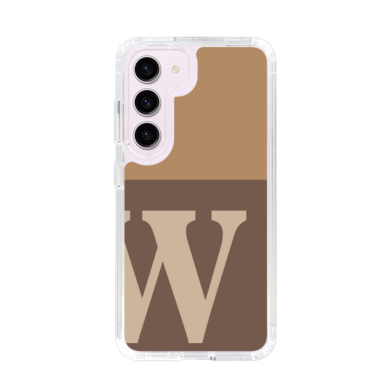 Slim Protection Case［ Original - initial two tone - W brown ］