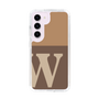 Slim Protection Case［ Original - initial two tone - W brown ］