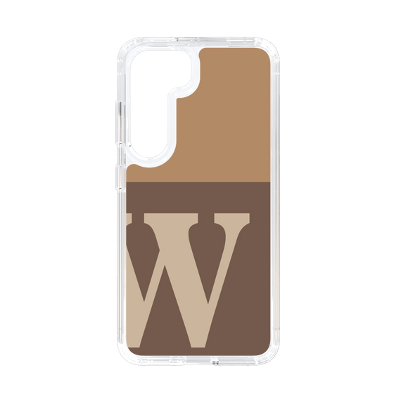 Slim Protection Case［ Original - initial two tone - W brown ］