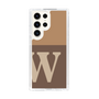 Slim Protection Case［ Original - initial two tone - W brown ］