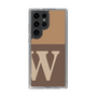Slim Protection Case［ Original - initial two tone - W brown ］