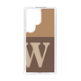 Slim Protection Case［ Original - initial two tone - W brown ］