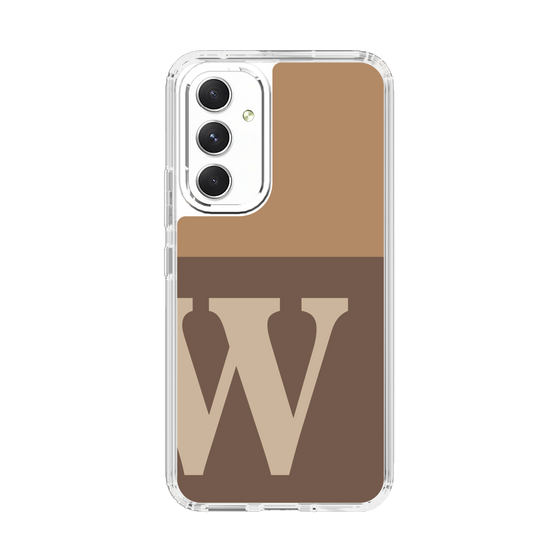 Slim Protection Case［ Original - initial two tone - W brown ］
