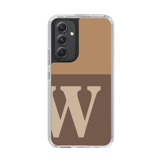 Slim Protection Case［ Original - initial two tone - W brown ］