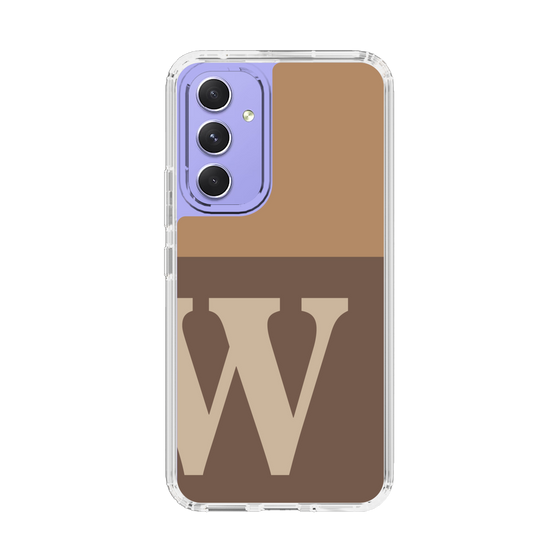 Slim Protection Case［ Original - initial two tone - W brown ］