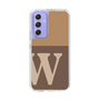 Slim Protection Case［ Original - initial two tone - W brown ］