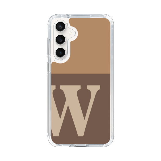 Slim Protection Case［ Original - initial two tone - W brown ］