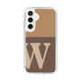 Slim Protection Case［ Original - initial two tone - W brown ］