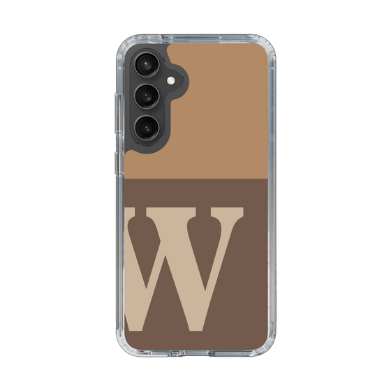 Slim Protection Case［ Original - initial two tone - W brown ］