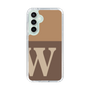 Slim Protection Case［ Original - initial two tone - W brown ］