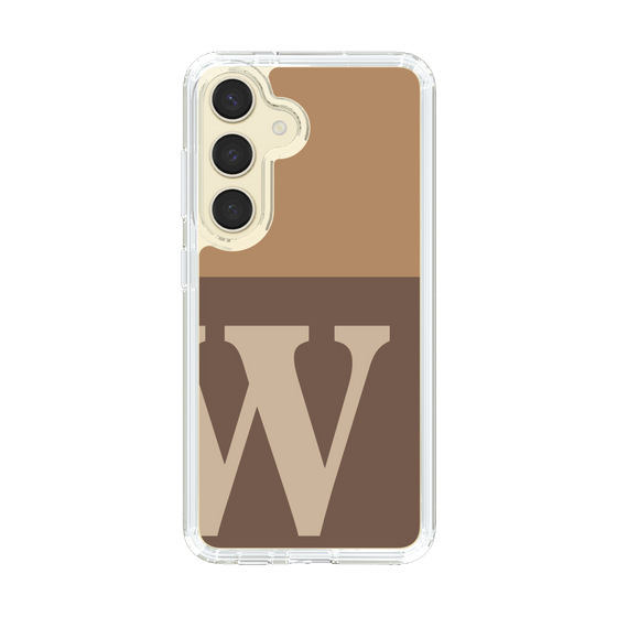 Slim Protection Case［ Original - initial two tone - W brown ］