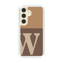 Slim Protection Case［ Original - initial two tone - W brown ］