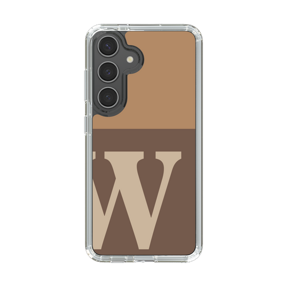 Slim Protection Case［ Original - initial two tone - W brown ］