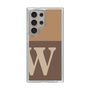 Slim Protection Case［ Original - initial two tone - W brown ］