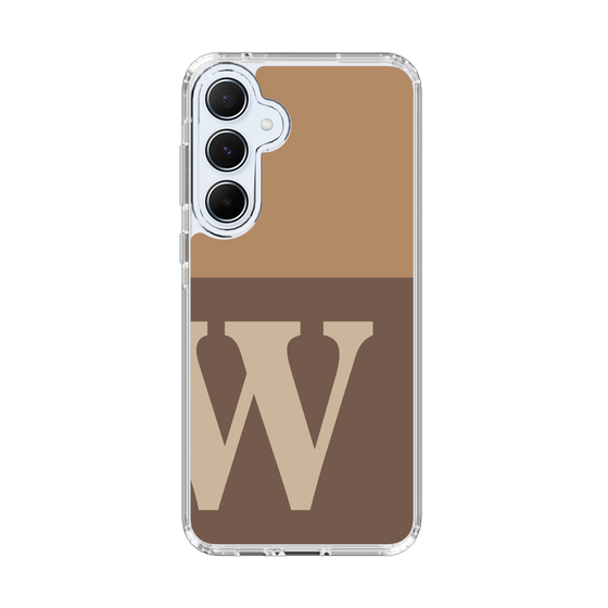 Slim Protection Case［ オリジナル - initial two tone - W brown ］