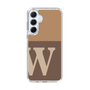 Slim Protection Case［ オリジナル - initial two tone - W brown ］