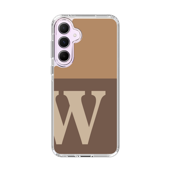Slim Protection Case［ オリジナル - initial two tone - W brown ］