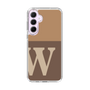 Slim Protection Case［ オリジナル - initial two tone - W brown ］
