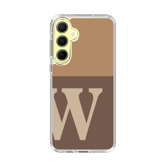 Slim Protection Case［ オリジナル - initial two tone - W brown ］