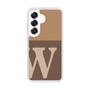 Slim Protection Case［ Original - initial two tone - W brown ］