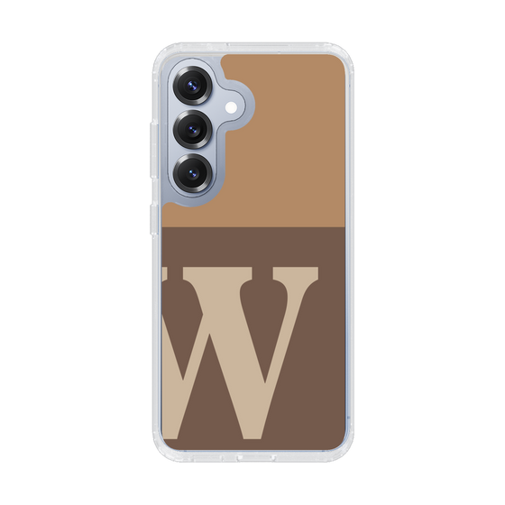 Slim Protection Case［ Original - initial two tone - W brown ］