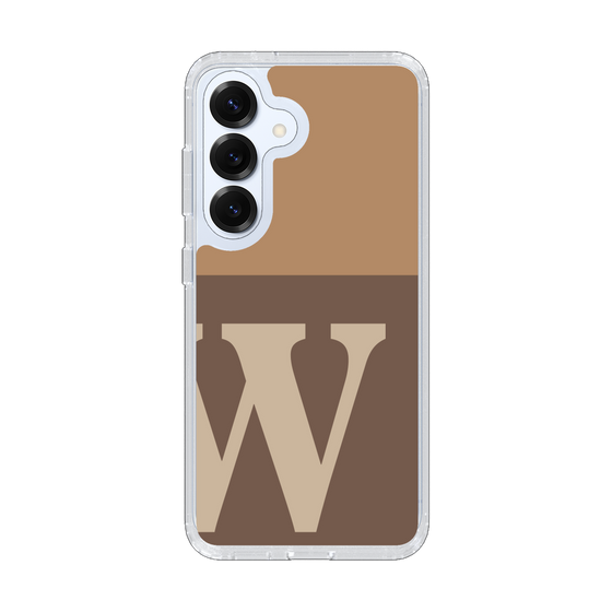 Slim Protection Case［ Original - initial two tone - W brown ］