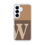 Slim Protection Case［ Original - initial two tone - W brown ］