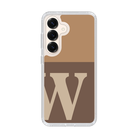 Slim Protection Case［ Original - initial two tone - W brown ］
