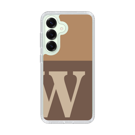 Slim Protection Case［ Original - initial two tone - W brown ］