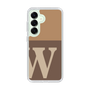 Slim Protection Case［ Original - initial two tone - W brown ］