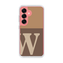 Slim Protection Case［ Original - initial two tone - W brown ］