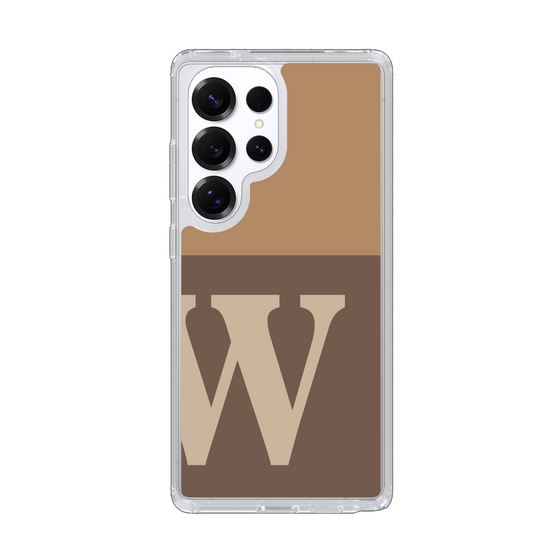 Slim Protection Case［ Original - initial two tone - W brown ］