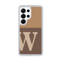 Slim Protection Case［ Original - initial two tone - W brown ］