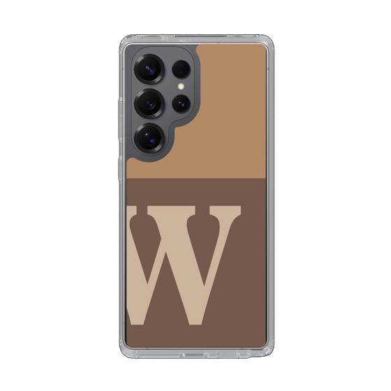 Slim Protection Case［ Original - initial two tone - W brown ］
