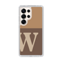 Slim Protection Case［ Original - initial two tone - W brown ］